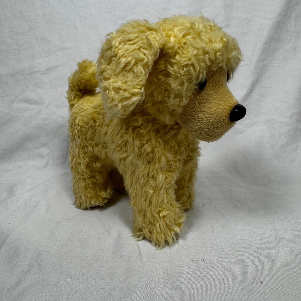 American Girl Doll Goldendoodle Plush Dog Yellow Curly Hair Pet BKB85 2014